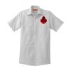 Short Sleeve Striped Industrial Work Shirt Short Sleeve Striped Industrial Work Shirt Thumbnail