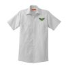 Short Sleeve Striped Industrial Work Shirt Short Sleeve Striped Industrial Work Shirt Thumbnail