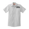 Short Sleeve Striped Industrial Work Shirt Short Sleeve Striped Industrial Work Shirt Thumbnail