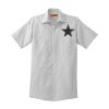 Short Sleeve Striped Industrial Work Shirt Short Sleeve Striped Industrial Work Shirt Thumbnail