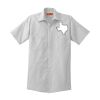 Short Sleeve Striped Industrial Work Shirt Short Sleeve Striped Industrial Work Shirt Thumbnail