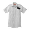 Short Sleeve Striped Industrial Work Shirt Short Sleeve Striped Industrial Work Shirt Thumbnail