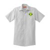Short Sleeve Striped Industrial Work Shirt Short Sleeve Striped Industrial Work Shirt Thumbnail