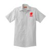Short Sleeve Striped Industrial Work Shirt Short Sleeve Striped Industrial Work Shirt Thumbnail