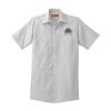 Short Sleeve Striped Industrial Work Shirt Short Sleeve Striped Industrial Work Shirt Thumbnail