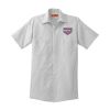 Short Sleeve Striped Industrial Work Shirt Short Sleeve Striped Industrial Work Shirt Thumbnail