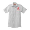 Short Sleeve Striped Industrial Work Shirt Short Sleeve Striped Industrial Work Shirt Thumbnail