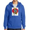 Tall Essential Fleece Full Zip Hooded Sweatshirt Thumbnail