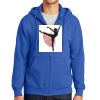 Tall Essential Fleece Full Zip Hooded Sweatshirt Thumbnail