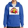 Tall Essential Fleece Full Zip Hooded Sweatshirt Thumbnail