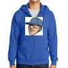 Tall Essential Fleece Full Zip Hooded Sweatshirt Thumbnail