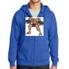 Tall Essential Fleece Full Zip Hooded Sweatshirt Thumbnail