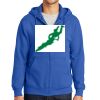 Tall Essential Fleece Full Zip Hooded Sweatshirt Thumbnail