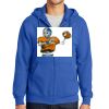 Tall Essential Fleece Full Zip Hooded Sweatshirt Thumbnail