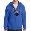 Tall Essential Fleece Full Zip Hooded Sweatshirt Thumbnail