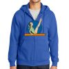 Tall Essential Fleece Full Zip Hooded Sweatshirt Thumbnail