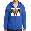 Tall Essential Fleece Full Zip Hooded Sweatshirt Thumbnail
