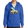 Tall Essential Fleece Full Zip Hooded Sweatshirt Thumbnail