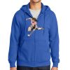 Tall Essential Fleece Full Zip Hooded Sweatshirt Thumbnail