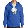 Tall Essential Fleece Full Zip Hooded Sweatshirt Thumbnail
