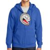 Tall Essential Fleece Full Zip Hooded Sweatshirt Thumbnail