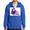 Tall Essential Fleece Full Zip Hooded Sweatshirt Thumbnail