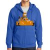 Tall Essential Fleece Full Zip Hooded Sweatshirt Thumbnail