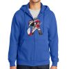 Tall Essential Fleece Full Zip Hooded Sweatshirt Thumbnail