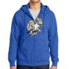 Tall Essential Fleece Full Zip Hooded Sweatshirt Thumbnail