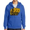 Tall Essential Fleece Full Zip Hooded Sweatshirt Thumbnail