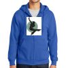 Tall Essential Fleece Full Zip Hooded Sweatshirt Thumbnail