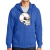 Tall Essential Fleece Full Zip Hooded Sweatshirt Thumbnail