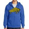 Tall Essential Fleece Full Zip Hooded Sweatshirt Thumbnail