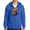 Tall Essential Fleece Full Zip Hooded Sweatshirt Thumbnail