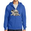 Tall Essential Fleece Full Zip Hooded Sweatshirt Thumbnail
