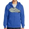 Tall Essential Fleece Full Zip Hooded Sweatshirt Thumbnail