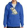 Tall Essential Fleece Full Zip Hooded Sweatshirt Thumbnail