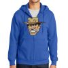 Tall Essential Fleece Full Zip Hooded Sweatshirt Thumbnail