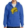 Tall Essential Fleece Full Zip Hooded Sweatshirt Thumbnail