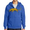 Tall Essential Fleece Full Zip Hooded Sweatshirt Thumbnail