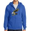 Tall Essential Fleece Full Zip Hooded Sweatshirt Thumbnail