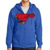 Tall Essential Fleece Full Zip Hooded Sweatshirt Thumbnail