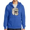 Tall Essential Fleece Full Zip Hooded Sweatshirt Thumbnail
