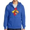 Tall Essential Fleece Full Zip Hooded Sweatshirt Thumbnail