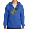 Tall Essential Fleece Full Zip Hooded Sweatshirt Thumbnail