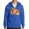 Tall Essential Fleece Full Zip Hooded Sweatshirt Thumbnail