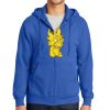 Tall Essential Fleece Full Zip Hooded Sweatshirt Thumbnail