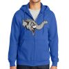 Tall Essential Fleece Full Zip Hooded Sweatshirt Thumbnail