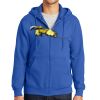 Tall Essential Fleece Full Zip Hooded Sweatshirt Thumbnail