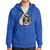 Tall Essential Fleece Full Zip Hooded Sweatshirt Thumbnail